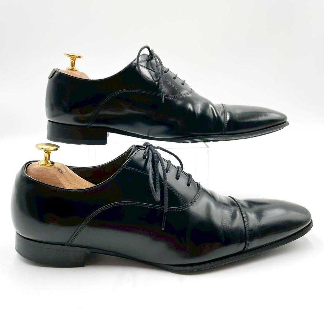 リーガル 革靴 011R ストレートチップ 内羽根 黒 本革 25 Y1122