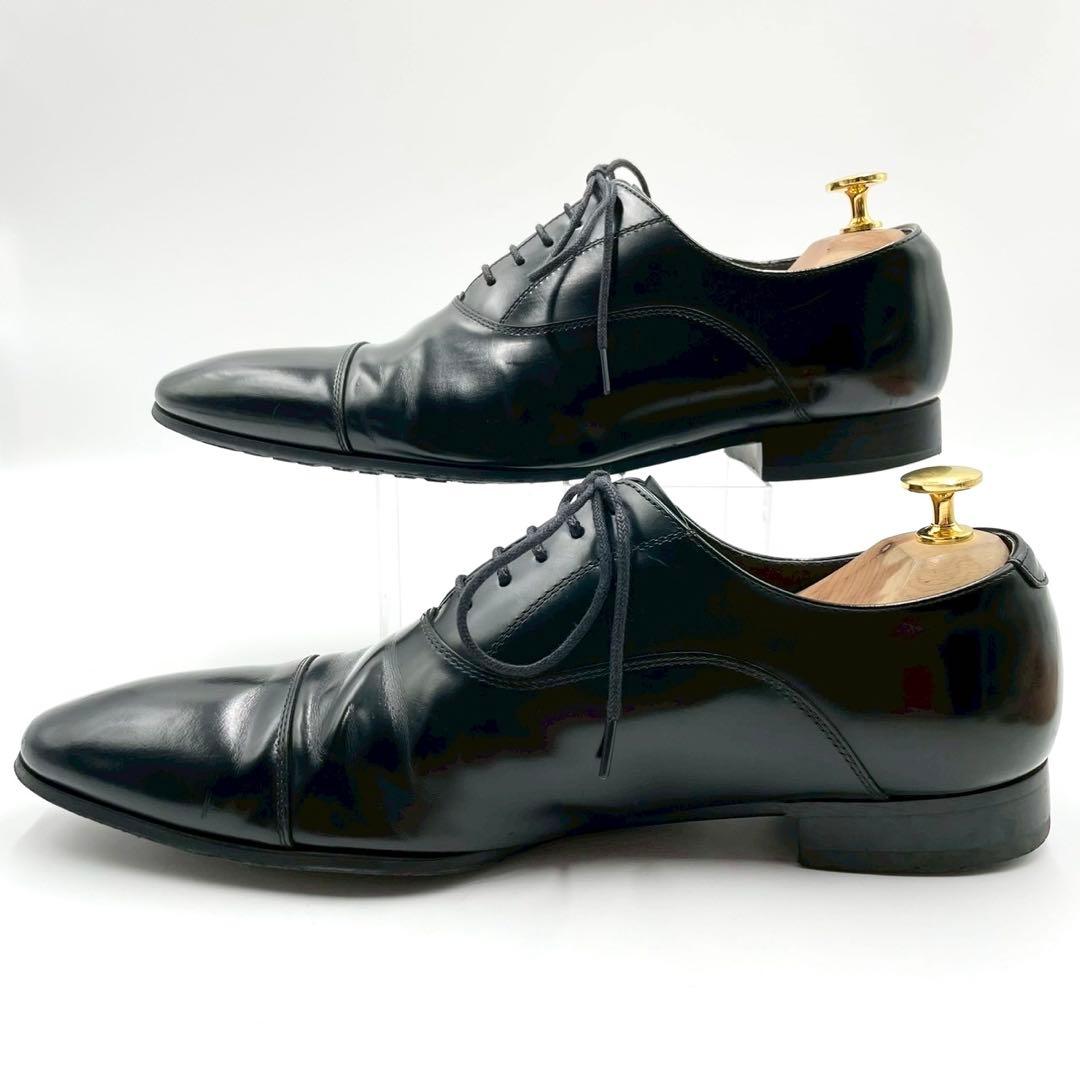 リーガル 革靴 011R ストレートチップ 内羽根 黒 本革 25 Y1122