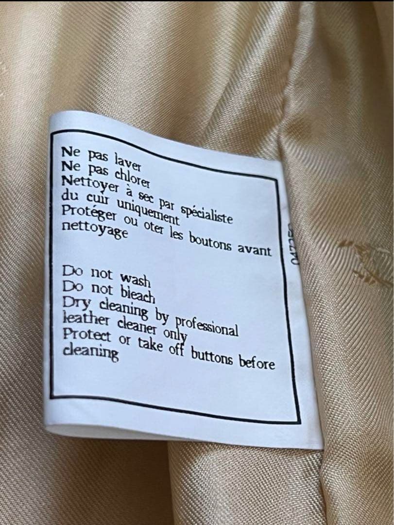 大幅値下げ⭐︎超美品レア⭐︎CHANEL⭐︎ゴールドラムスキンレザースカート