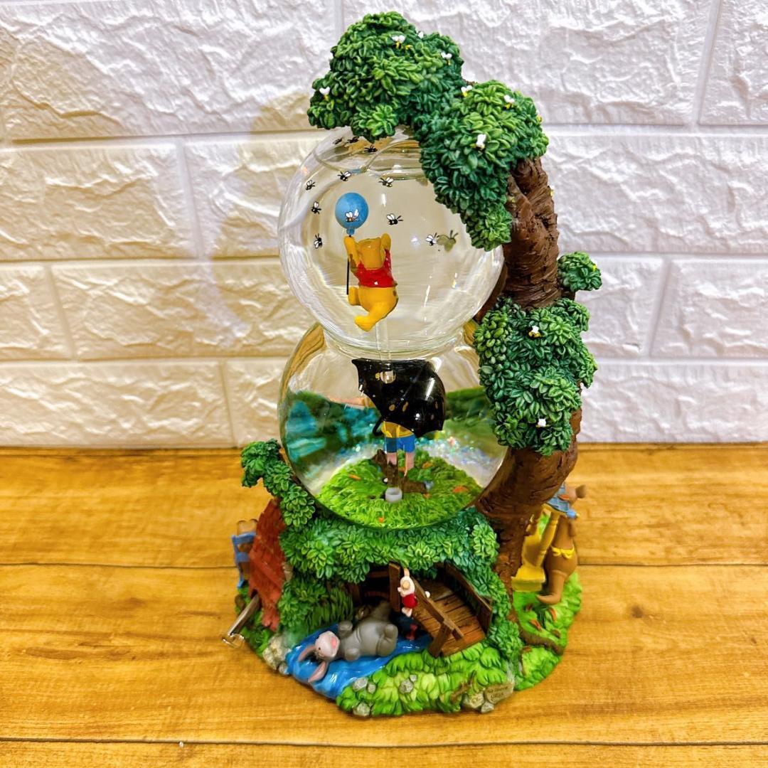 【廃盤品】くまのプーさん　ディズニー スノードーム オルゴール　ヴィンテージ
