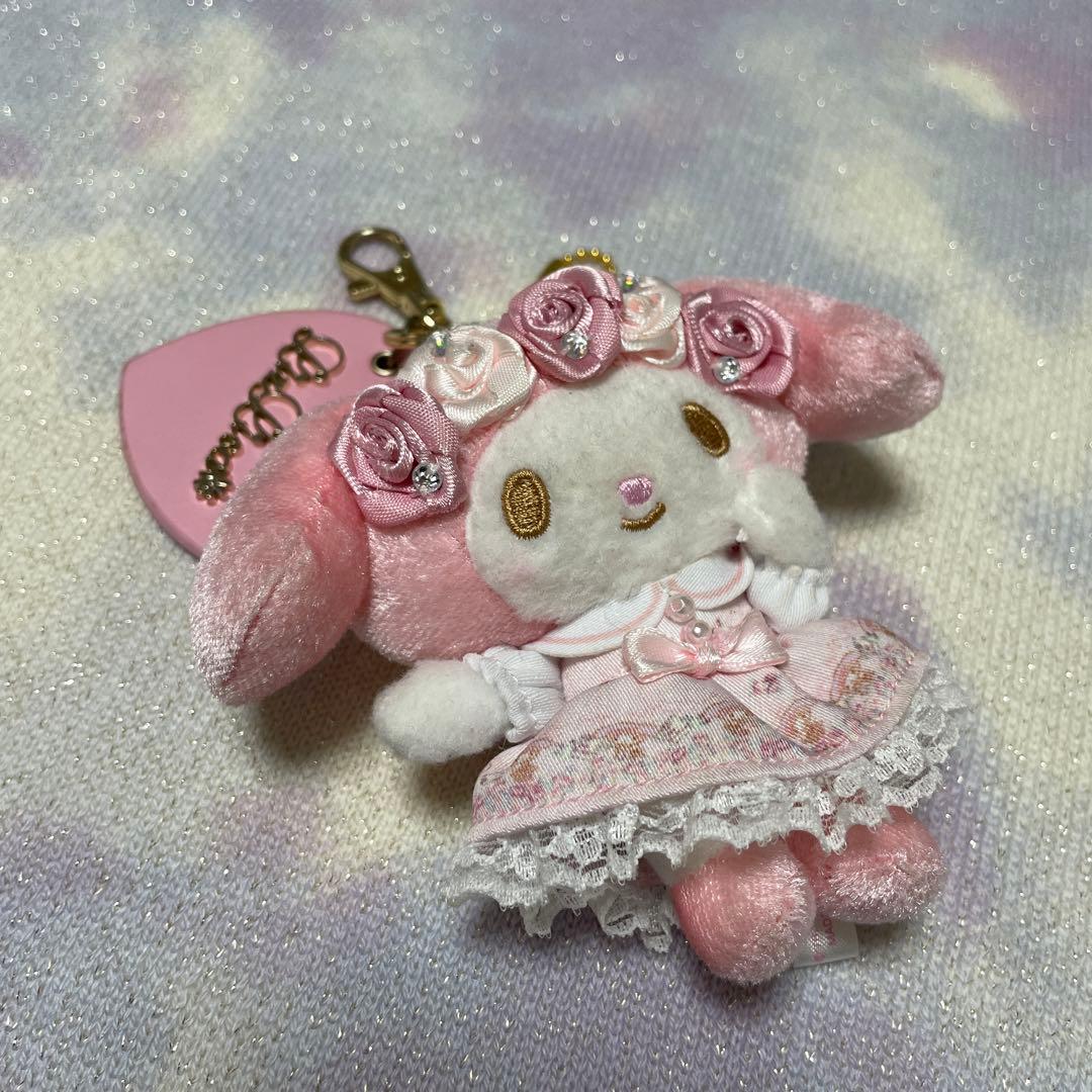 リズリサ マイメロディ マスコットキーホルダー リズメロ ぬいぐるみ