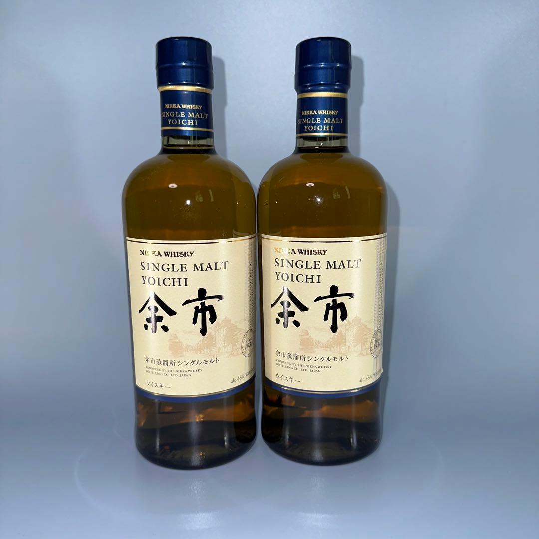 未開栓】 余市 2本 シングルモルト 700ml ニッカ