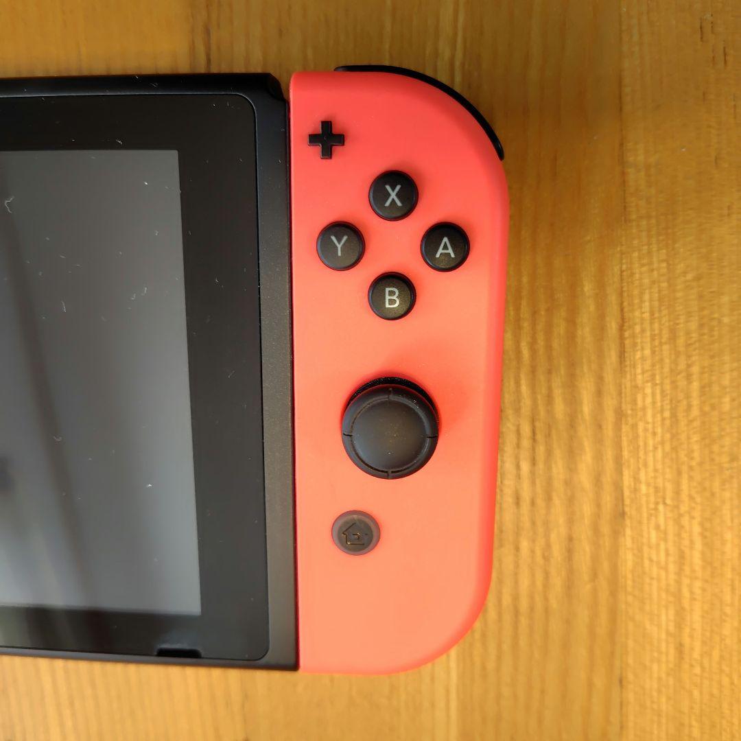 美品　Nintendo Switch 本体、 青/赤Joy-Con 箱あり