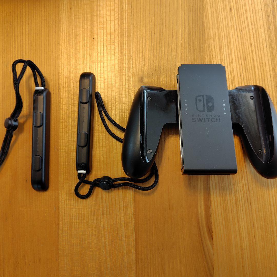 美品　Nintendo Switch 本体、 青/赤Joy-Con 箱あり