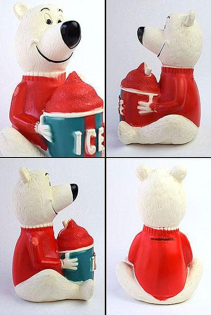 1970’s ICEE BEAR アイシーベアー ビンテージ ソフビ 貯金箱 熊
