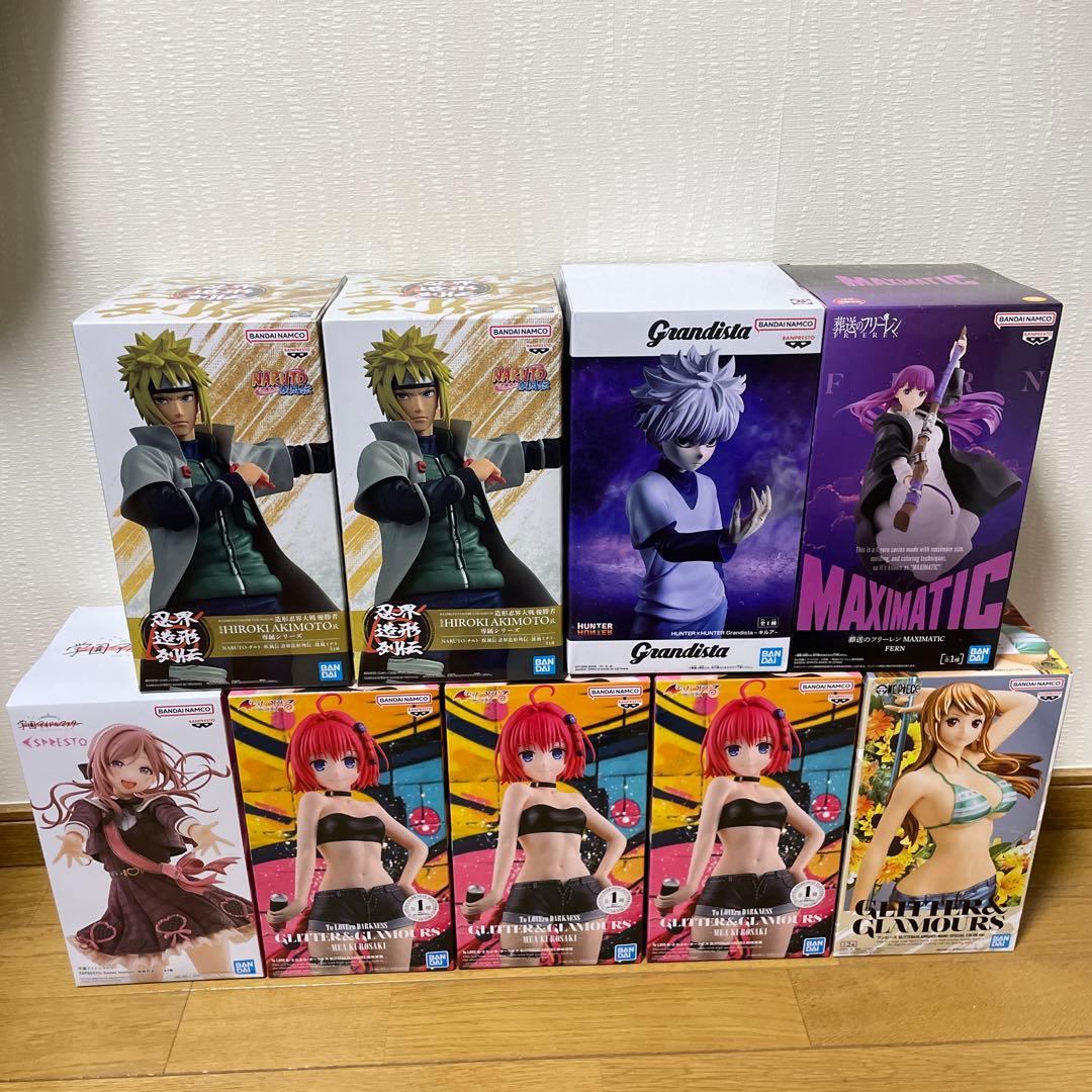 NARUTO 葬送のフリーレン キルア 他 プライズフィギュア 9個 まとめ
