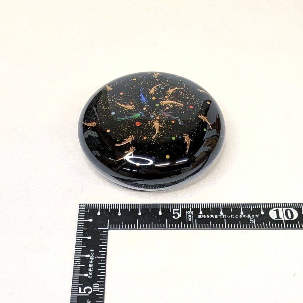 【フォロー割・新品】 香合　游　ゆう　下出祐太郎作　2.5寸　下出蒔絵司所