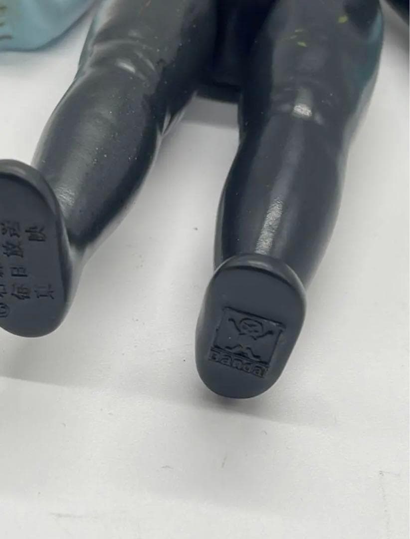 旧バンダイ★仮面ライダー1号★ソフビ★フィギュア★面取り★昭和レトロ★面取れ