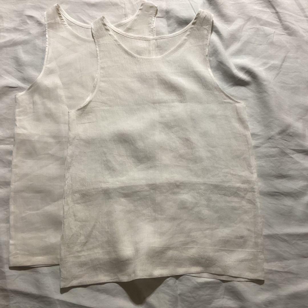 田中なおき近江麻ラミータンクトップ