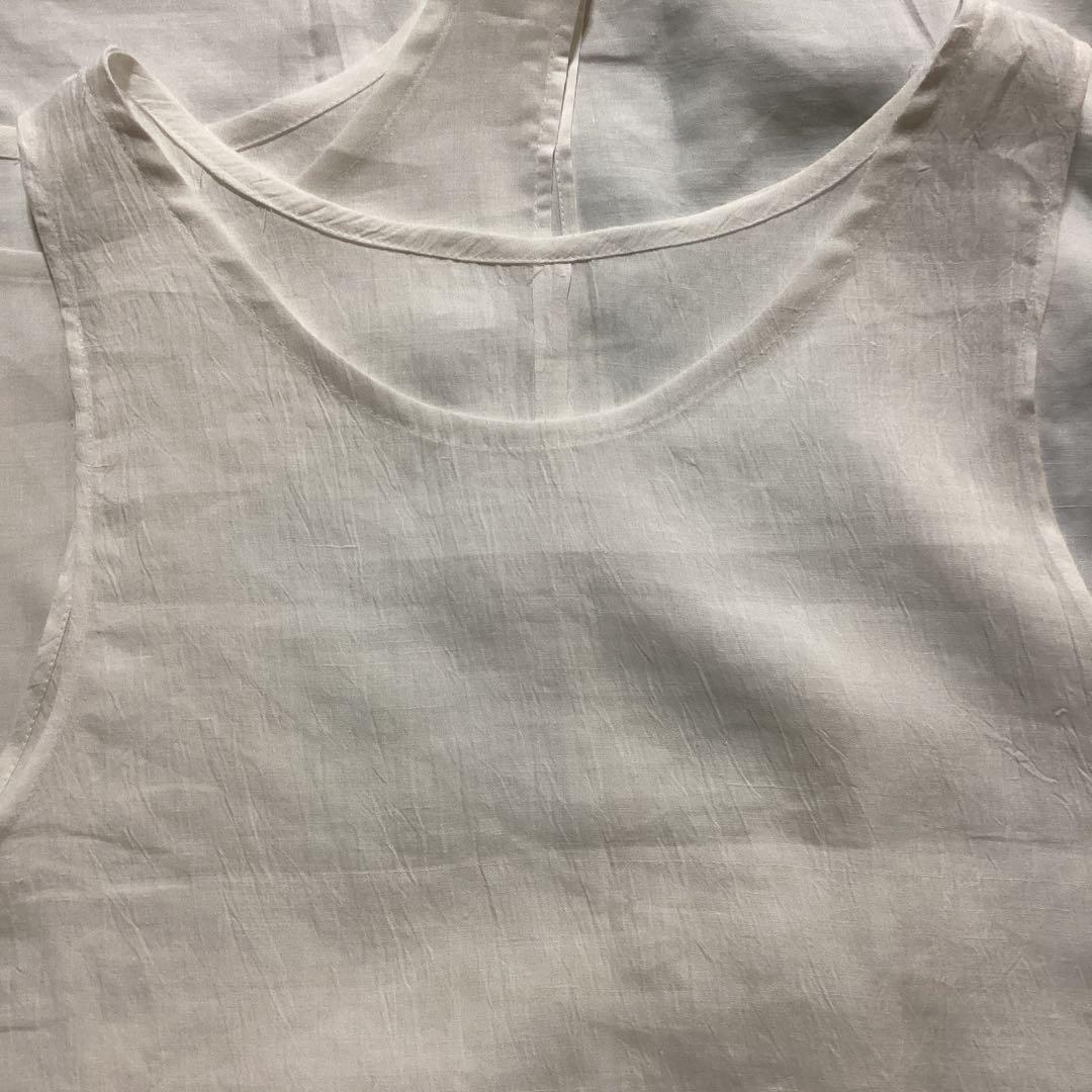 田中なおき近江麻ラミータンクトップ