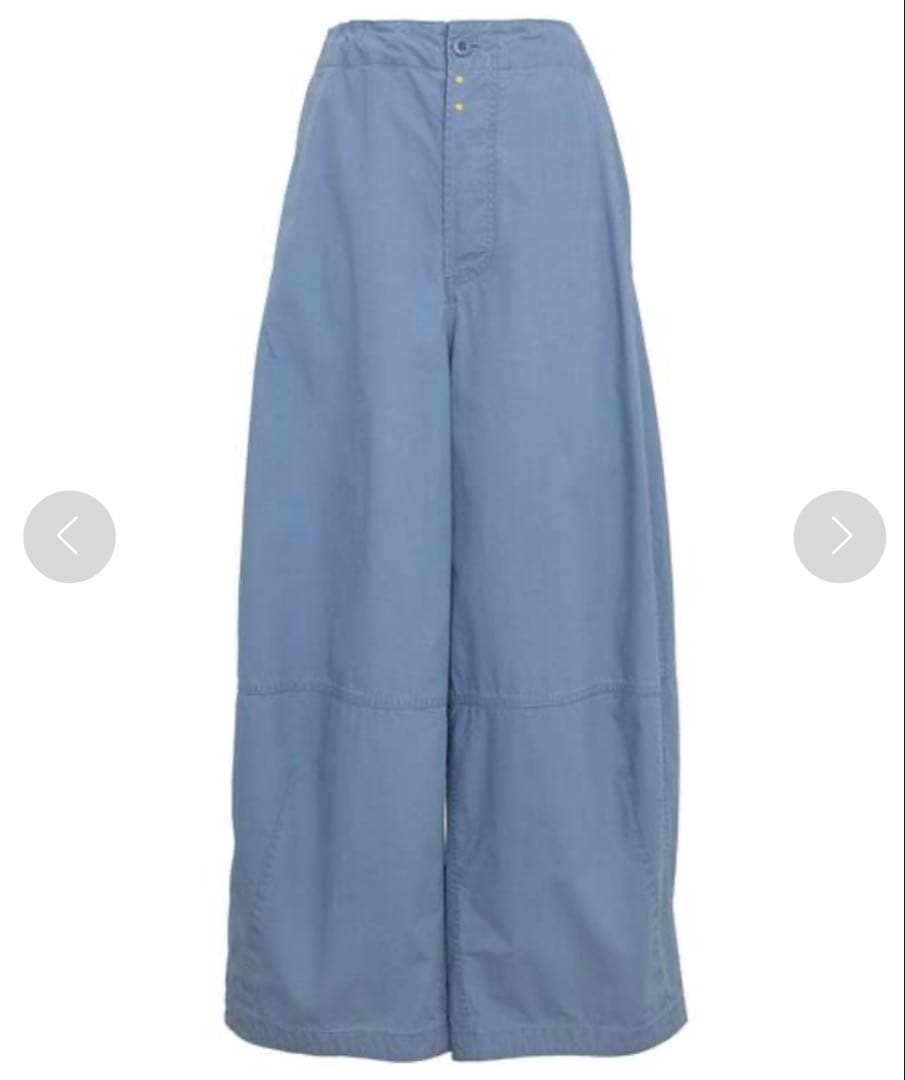 りんドゥロワー　カーゴパンツ　ブルーグレー 36 コットン