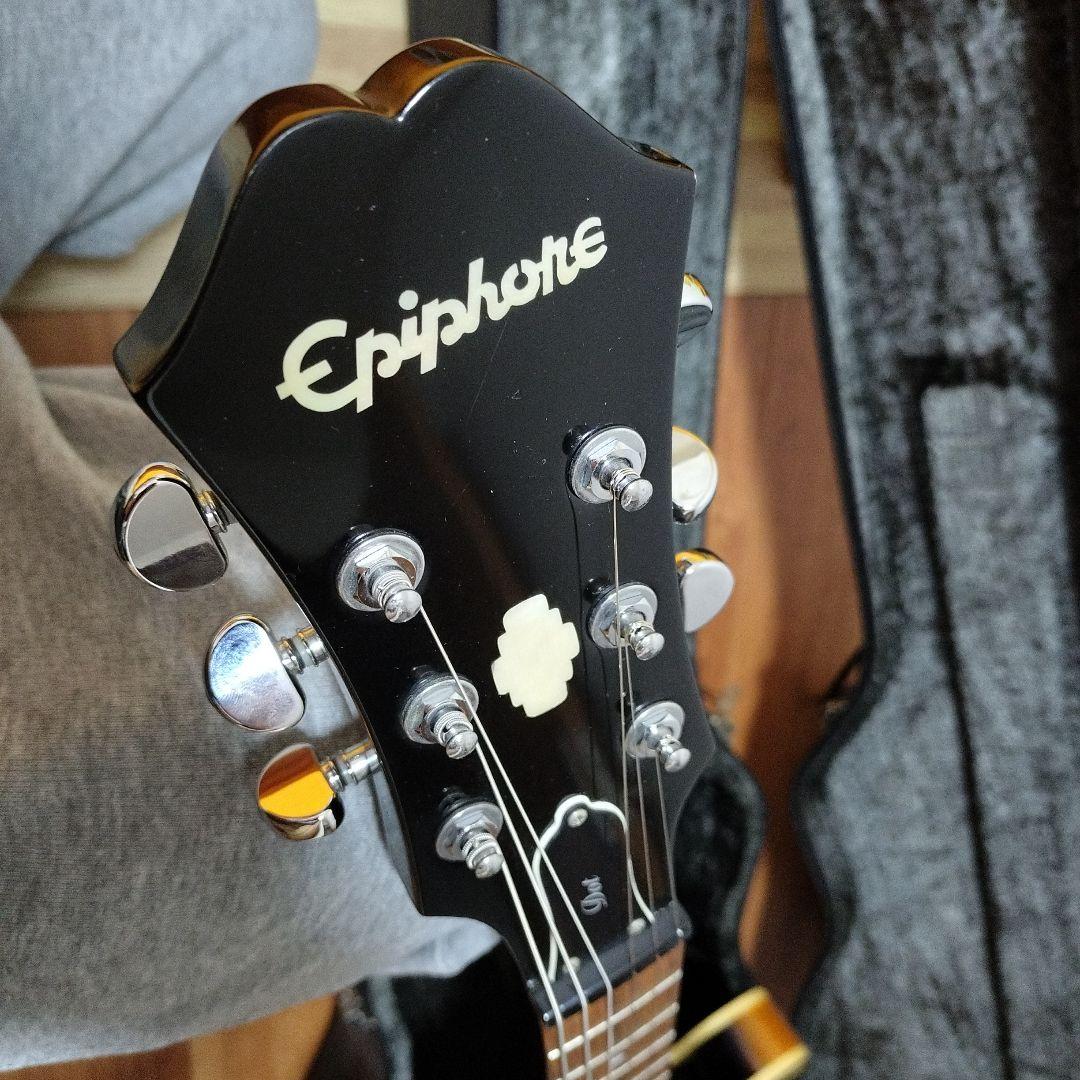 ハードケース付　Epiphone　DOT VS　美品EEシリアルgibson青島
