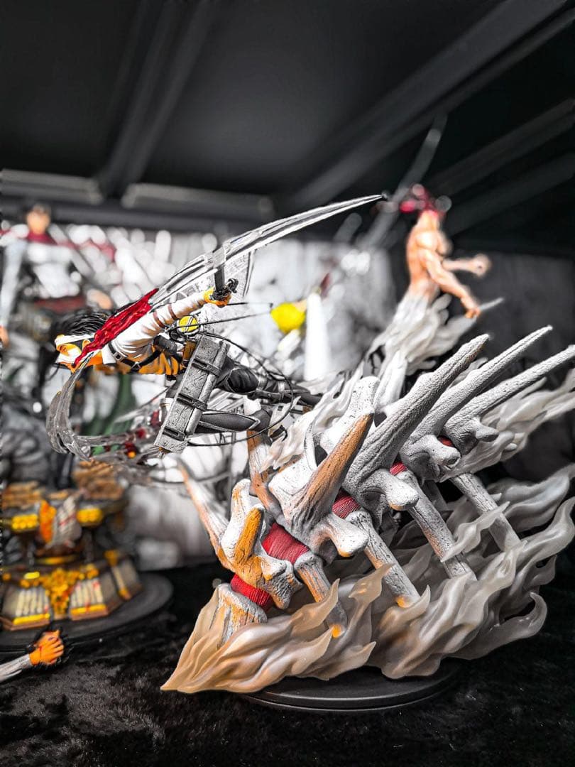 進撃の巨人 調査兵団 兵長 リヴァイ ガレージキット フィギュア 塗装済み