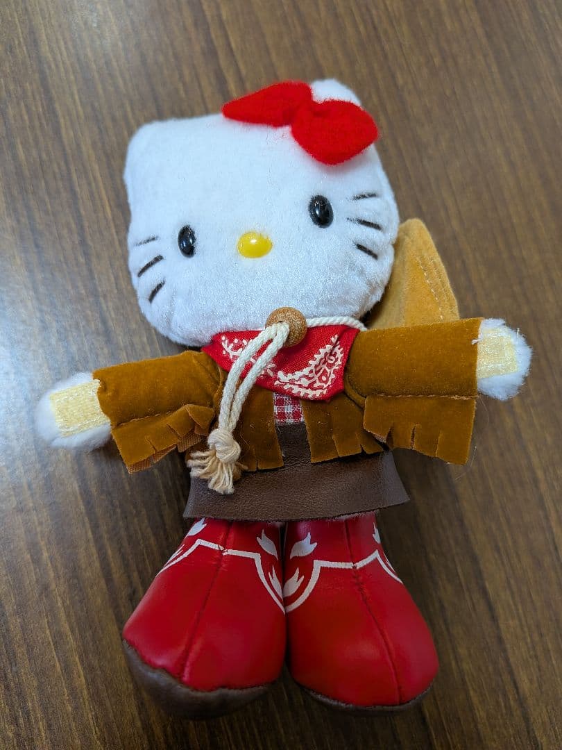 平成レトロ レアマスコット カウボーイ サンリオ ハローキティ