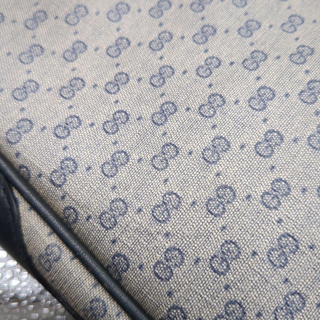 希少 OLD GUCCI マイクロ　GG ネイビー　金具