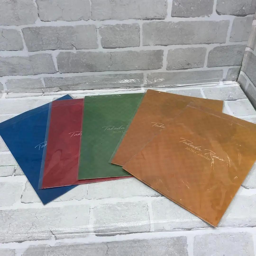 D5065 武田玲奈 グッズまとめ売りカレンダー うちわ クリアファイル 生写真