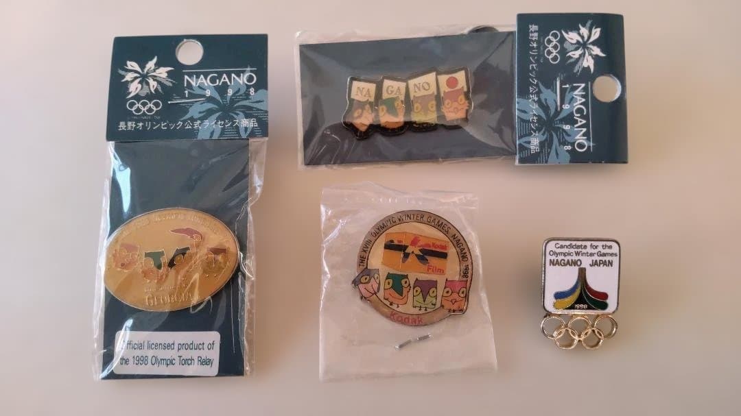 値下げ⭐️長野オリンピック⭐️ 1998 公式ピンバッジ 友の会会員証