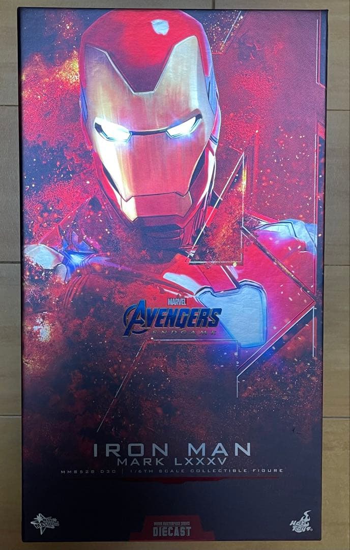 ほぼ未使用品 ホットトイズ アイアンマン マーク85 未展示品 公式 ホットトイズ アイアンマン・マーク85 ホログラフィックver