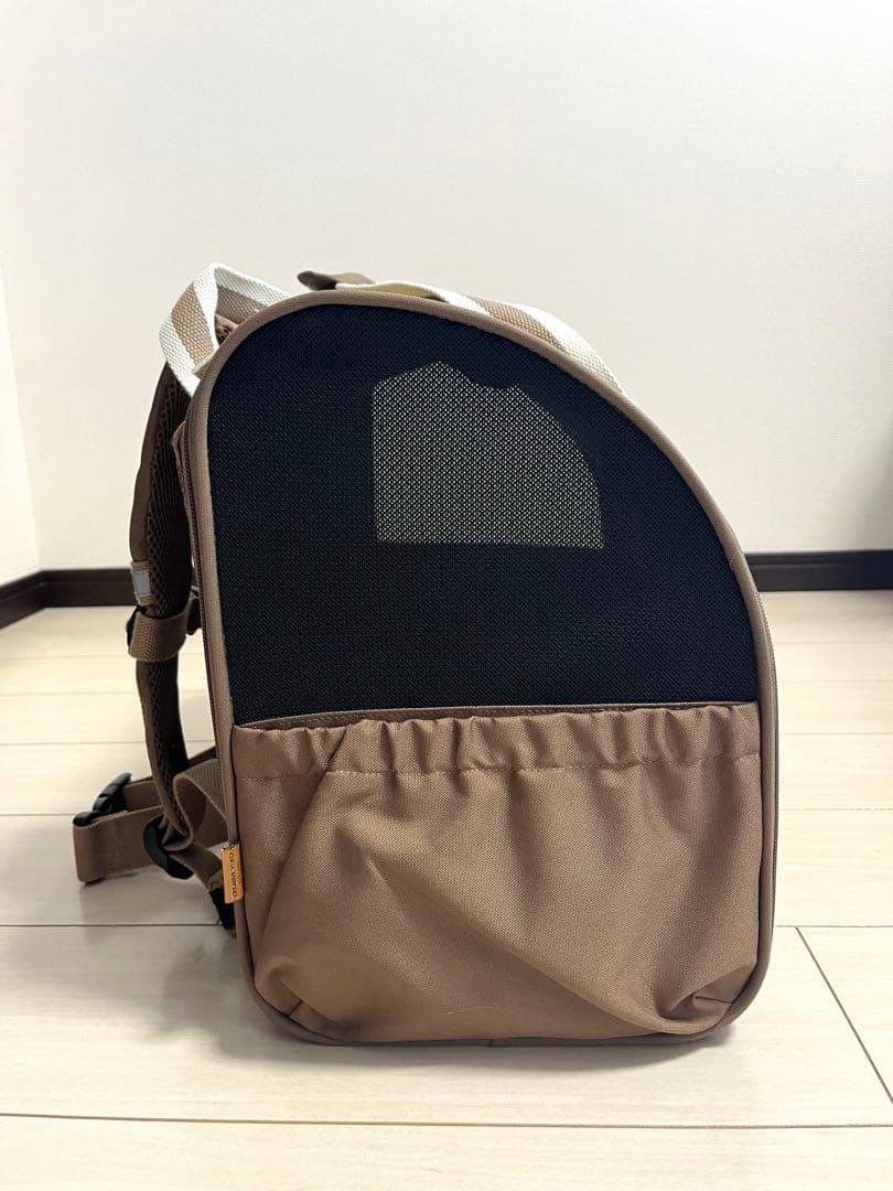 PEANUTS スヌーピー キャリーバッグ ブラウン