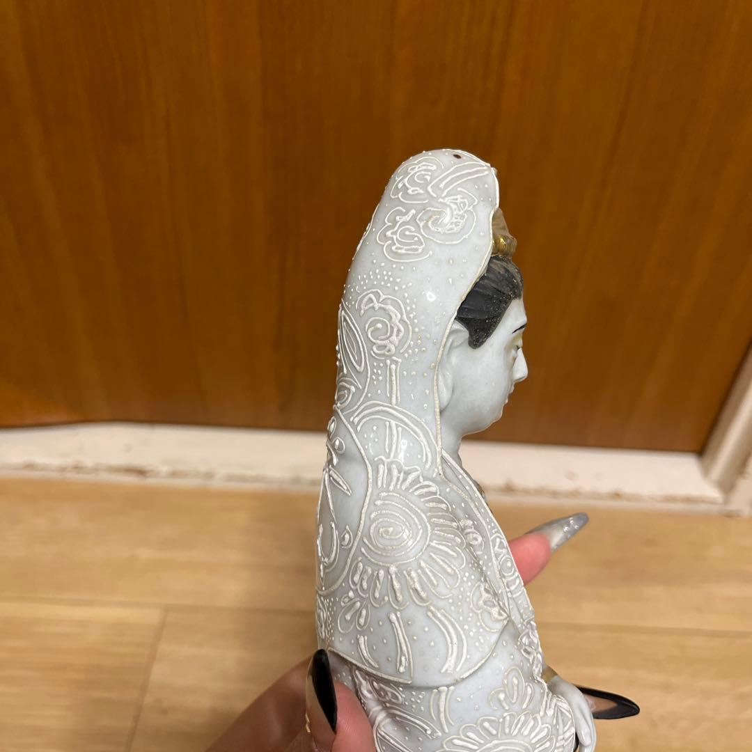 九谷焼 九谷 菊仙 観音菩薩 - メルカリ