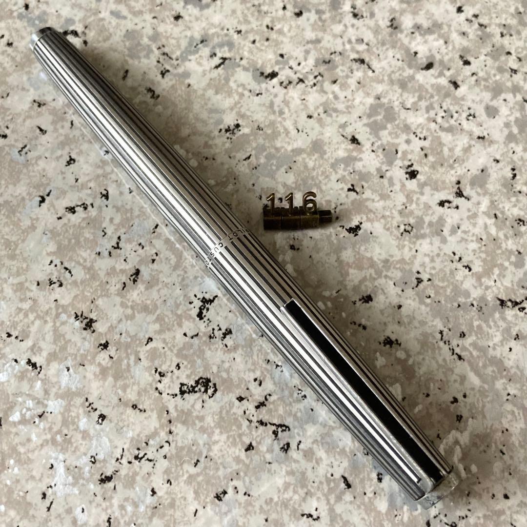 116 オーバーホール済み 万年筆 プラチナ PLATINUM ロング18k