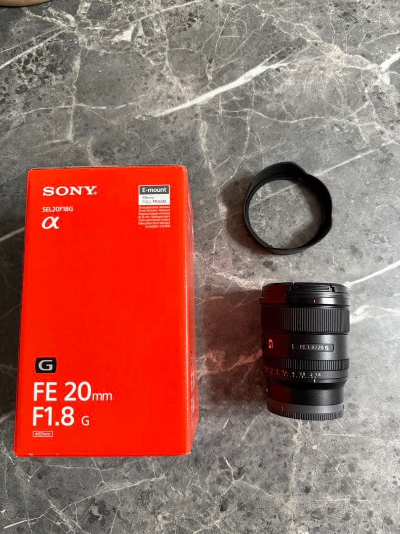 【美品】ソニー SONY FE 20mm F1.8 G SEL20F18G 美品】SONY FE20mm F1.8G Sony FE 20mm f/1.8 G Wide Angle Lens