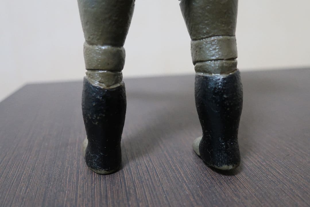 血車魔神斎 変身忍者嵐 ソフビ 50年前 高さ約２６cm バンダイ