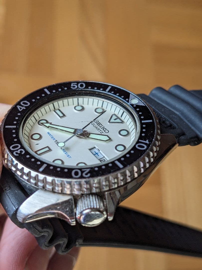 80s SEIKO ダイバーズ　希少ホワイト