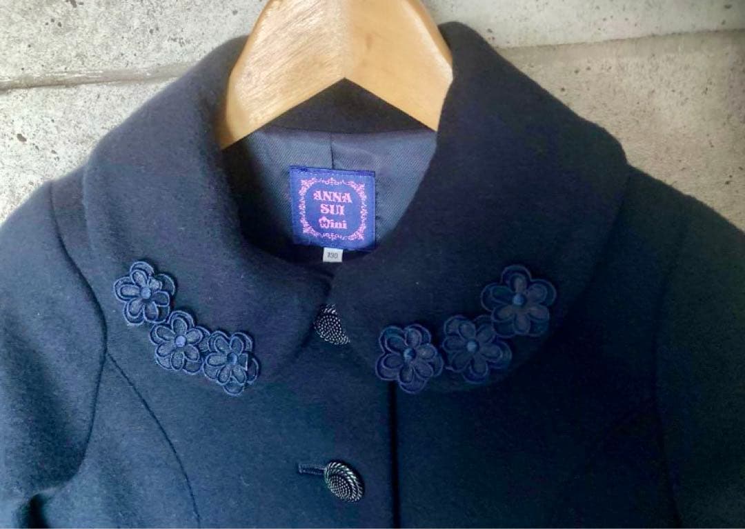 アナスイミニ コート ウールコートエーラインコート130cm - メルカリ