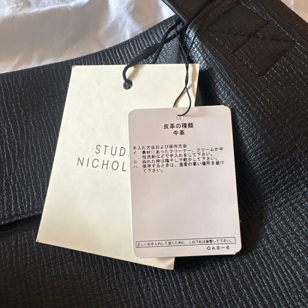 バッグ STUDIO NICOLSON SHIBORU LEATHER BAG