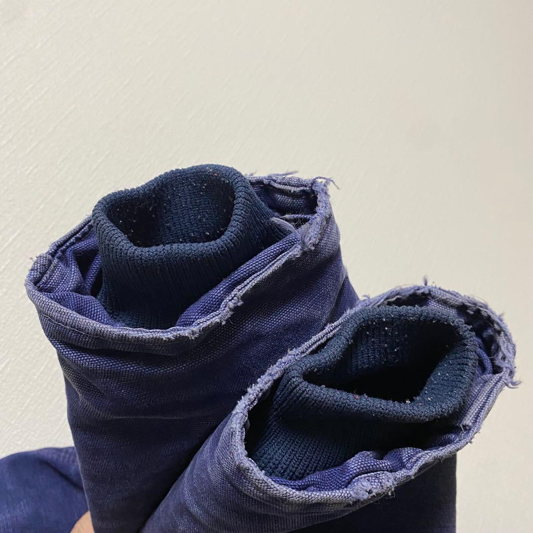 超スペシャル　トラディショナルジャケット　stussyネイビー　 ダック生地