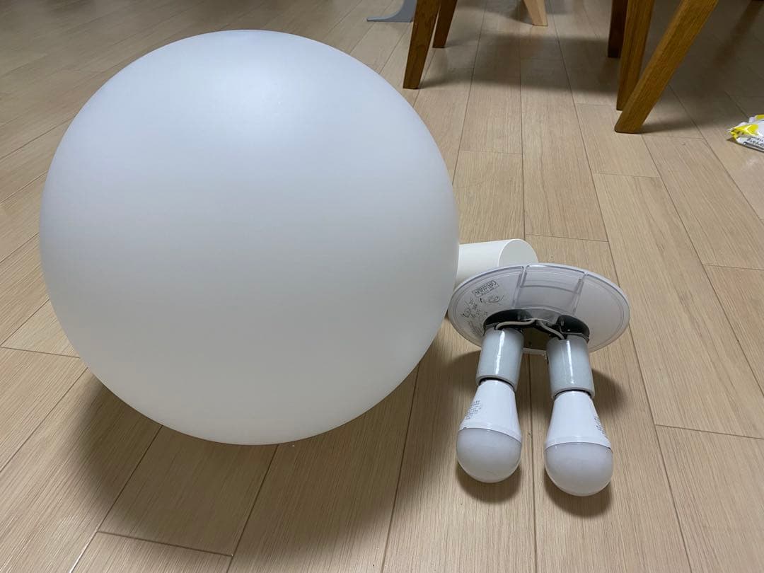 【美品】廃盤 無印良品 ペンダントライト 丸 Ｌ ホワイト