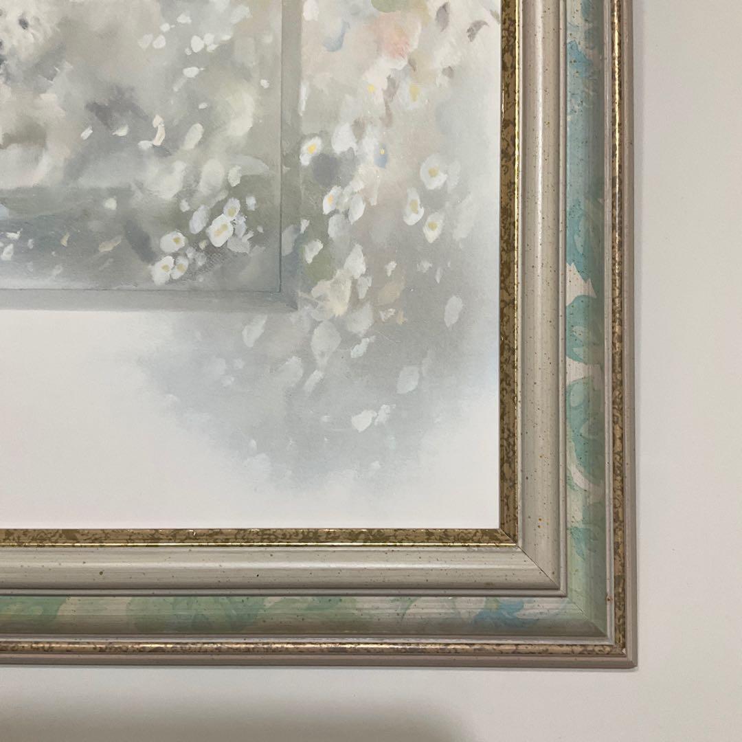 油彩画家 ウィルム ヘンラート イタリア製 絵画 額縁 輸入雑貨 複製画