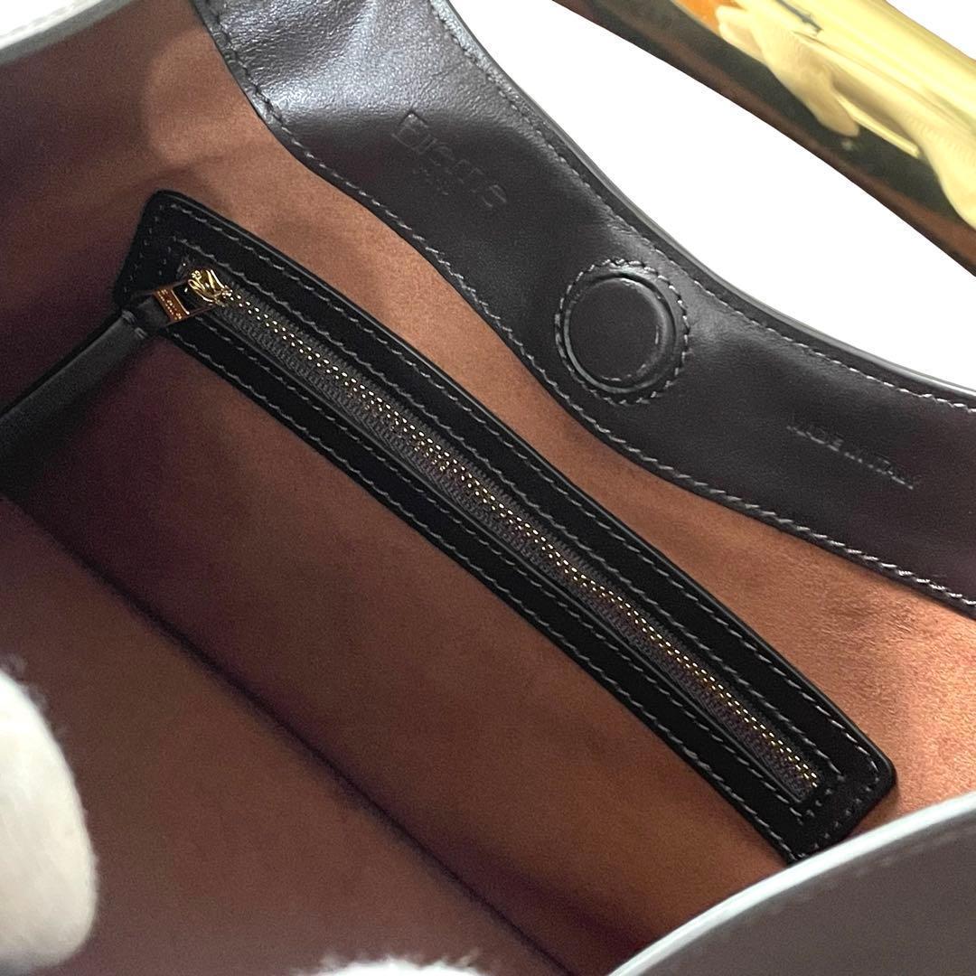 《未使用級》Elleme エレメ 2way バッグ レザー ゴールド金具 茶系