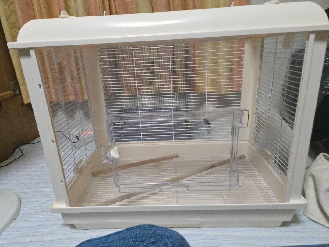 前面アクリルケージ 小動物 インコ 鳥かご 保温ケージ ちぃ 鳥 インコ