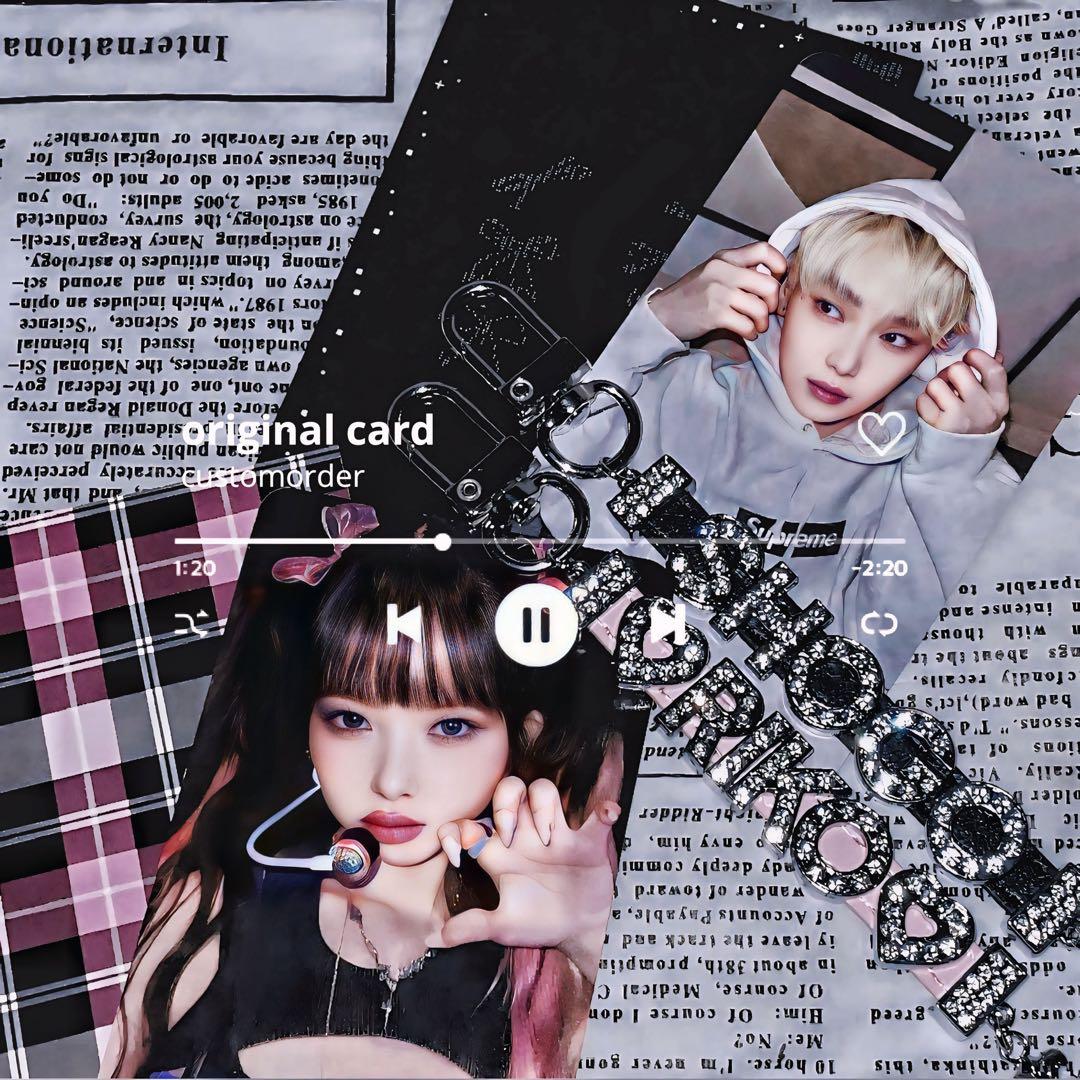 オーダーページ　ネームタグ　ネームキーホルダー　アルファベット　illit