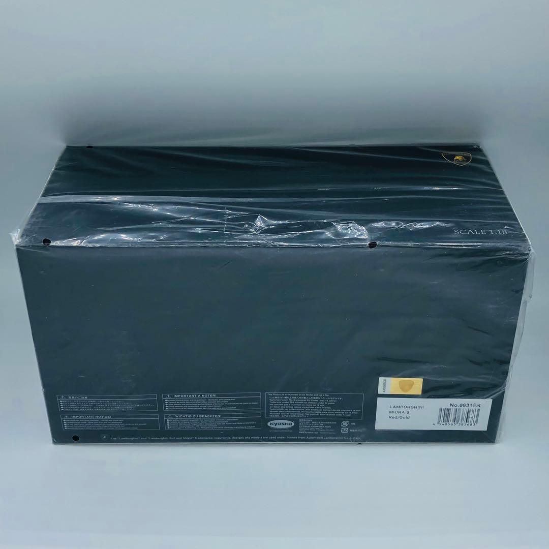 京商オリジナル 1/18 ランボルギーニ ミウラ P400S レッド ゴールド