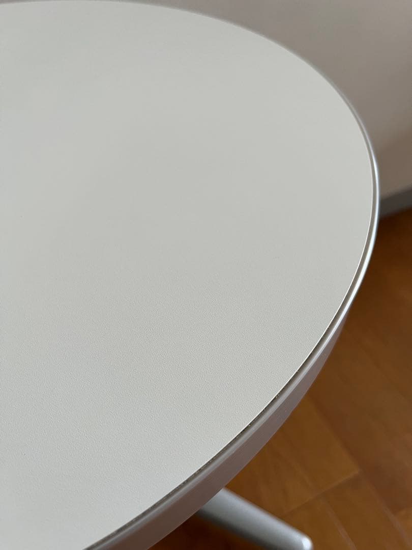 オカムラ Alt Cafeサイドテーブル シンプルモダン ミニデスク 美品 白