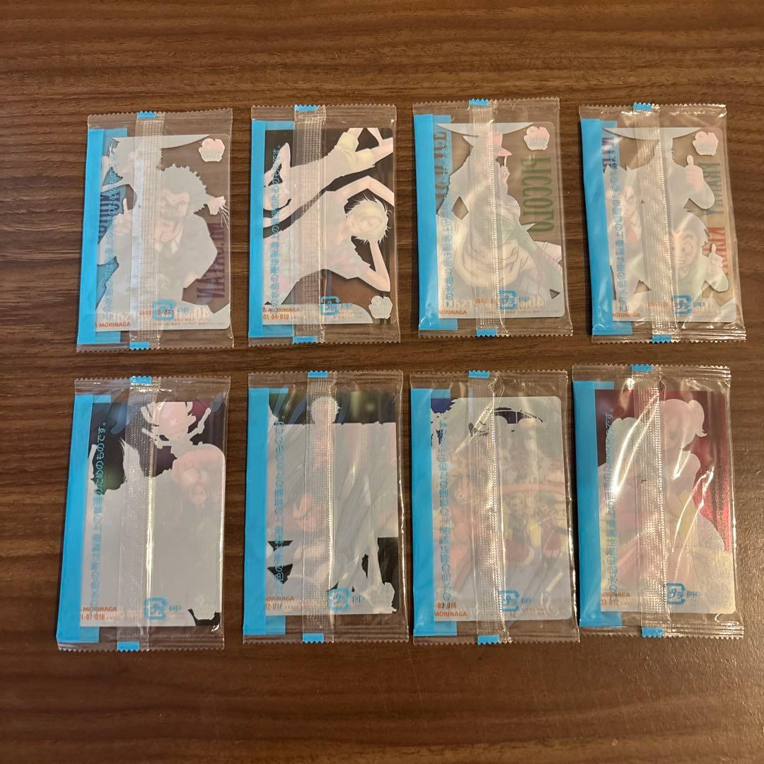 ジャンプ40周年 ワンピース ドラゴンボール ウエハースカード　８枚セット