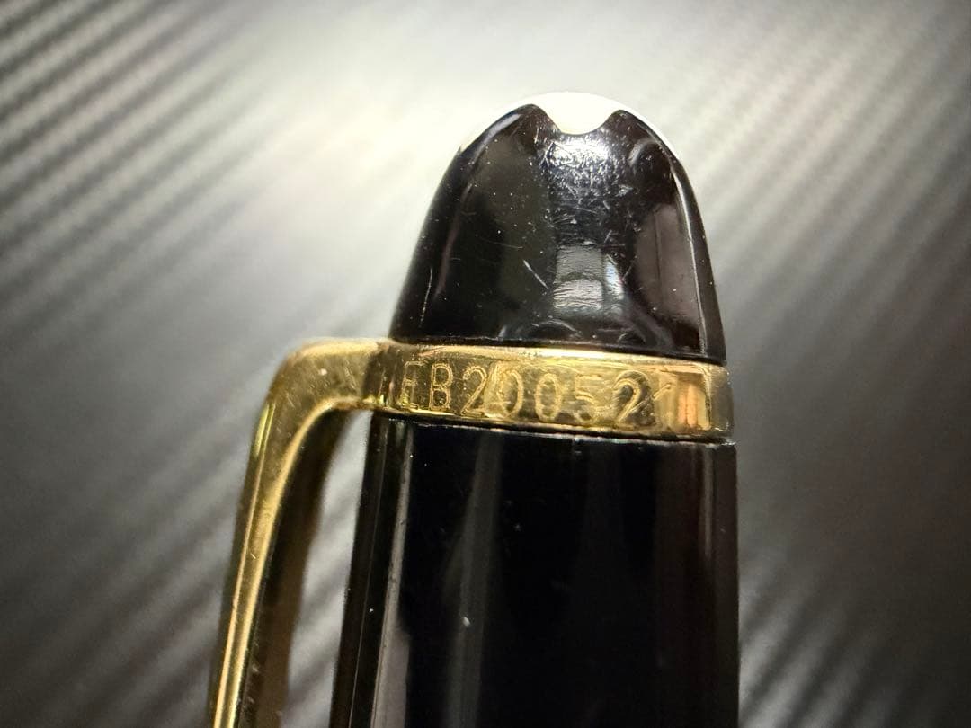 極美品 モンブラン マイスターシュテュック 144 ブラック 中白 M 万年筆