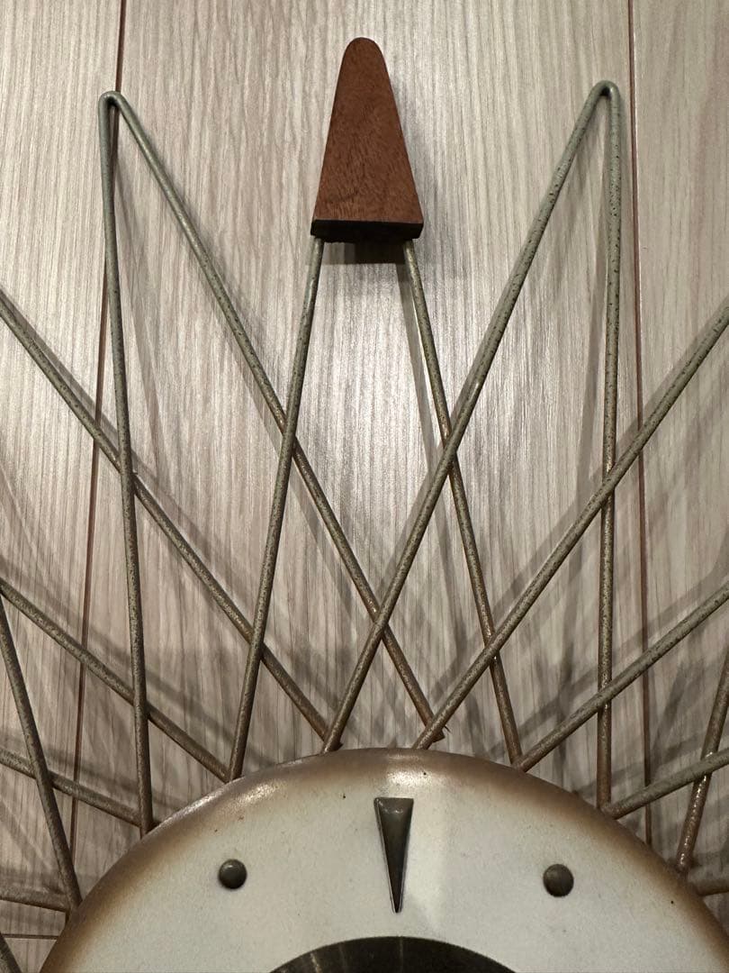 50s60s ドイツ WELBY社 サンバーストクロック ミッドセンチュリー