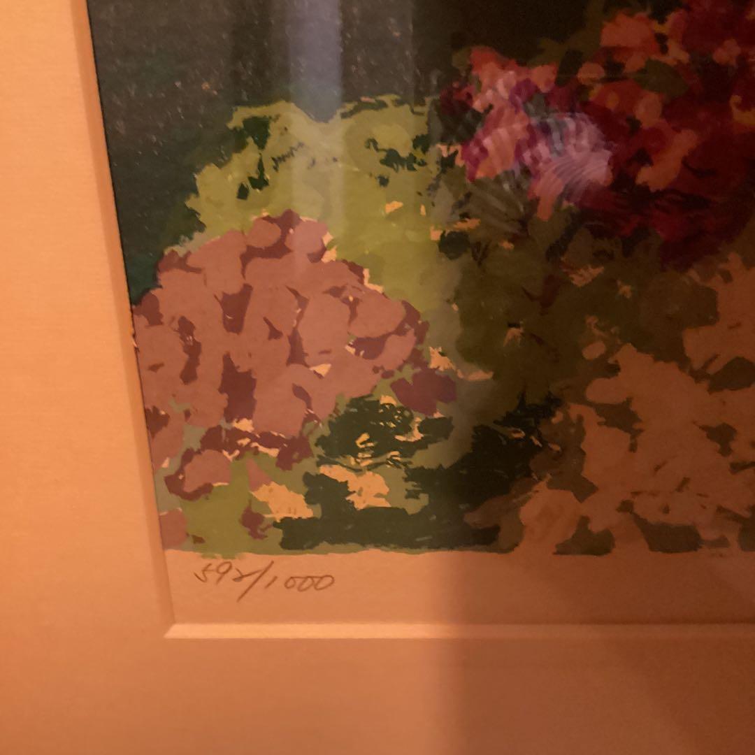 平賀康伸 地中海の祥風 リトグラフ592/1000 直筆サイン有作品N25478