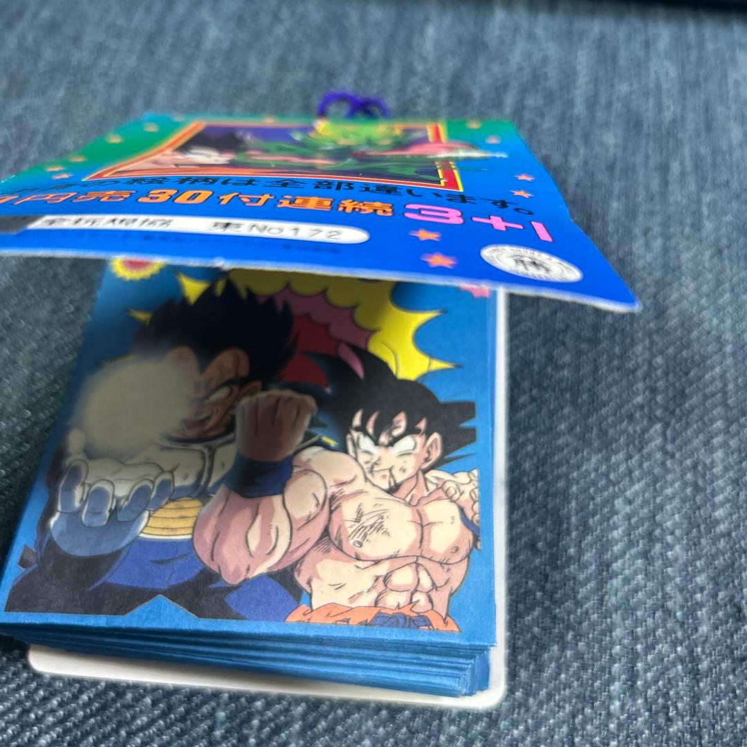 ドラゴンボールミニミニ両面カード　レトロ希少　ppカード束　当時物