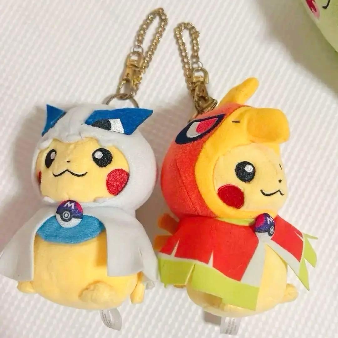 ぽんちょ　ピカチュウ ルギア　ホウオウ　ポケモン　ぬいぐるみ　ピカチュウ