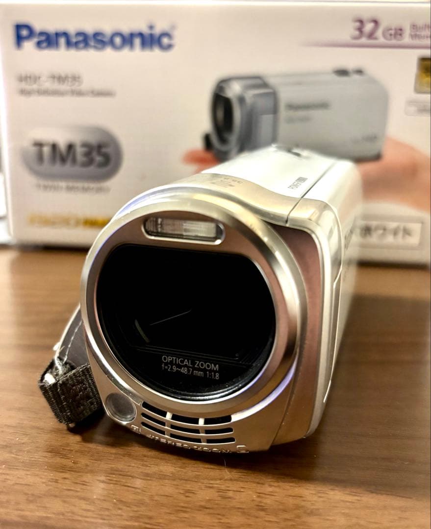 Panasonic HDC-TM35 ビデオカメラ 純正ケース付