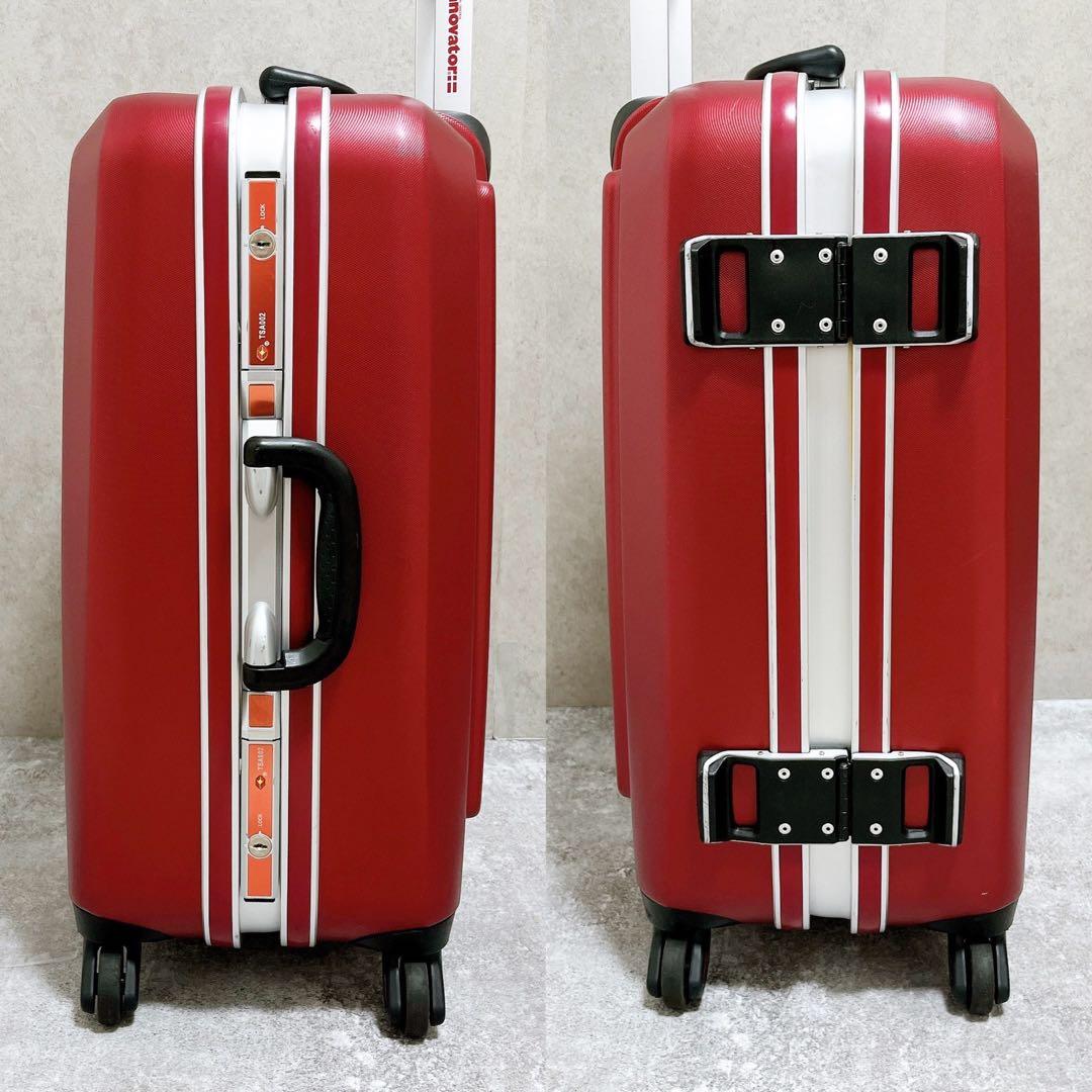 innovator イノベーター キャリーバッグ スーツケース 赤 ワインレッド