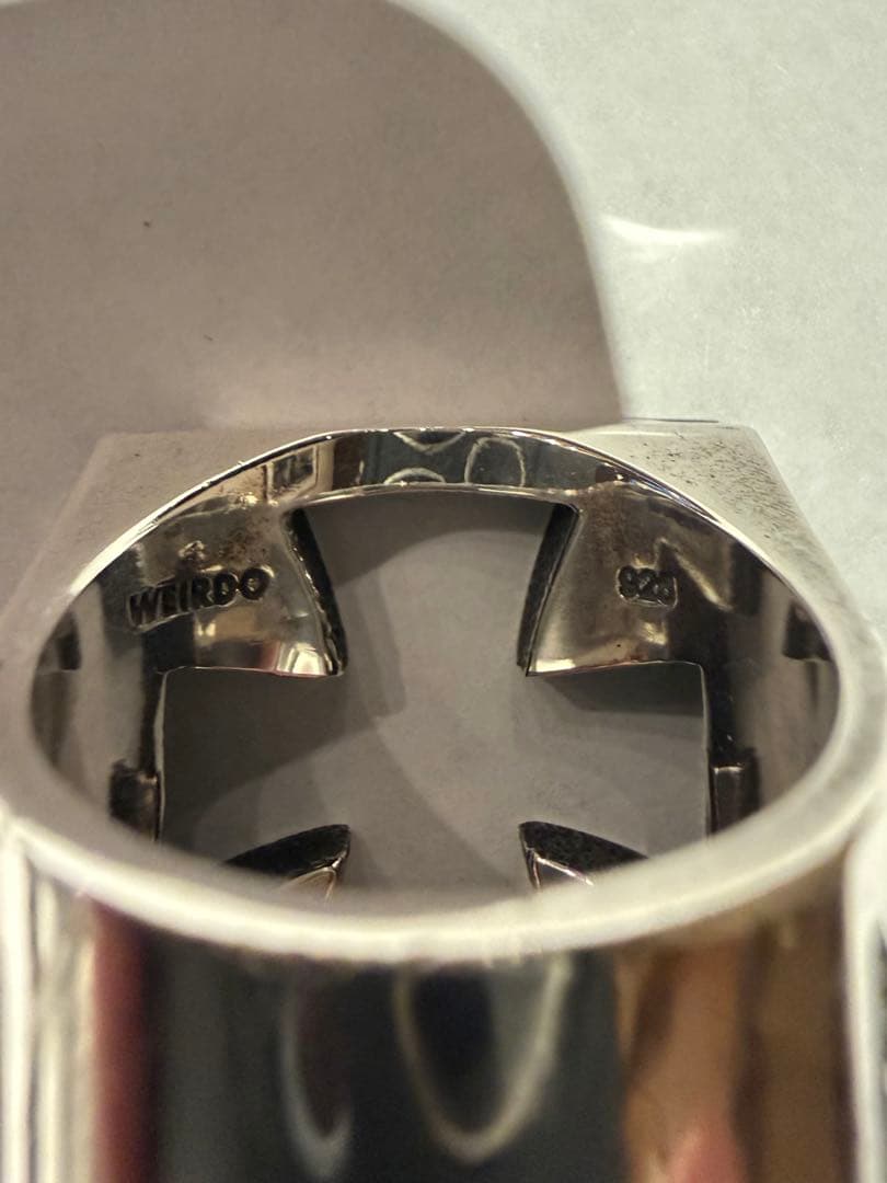 岡*生様 WEIRDO アイアンクロス シルバーリング