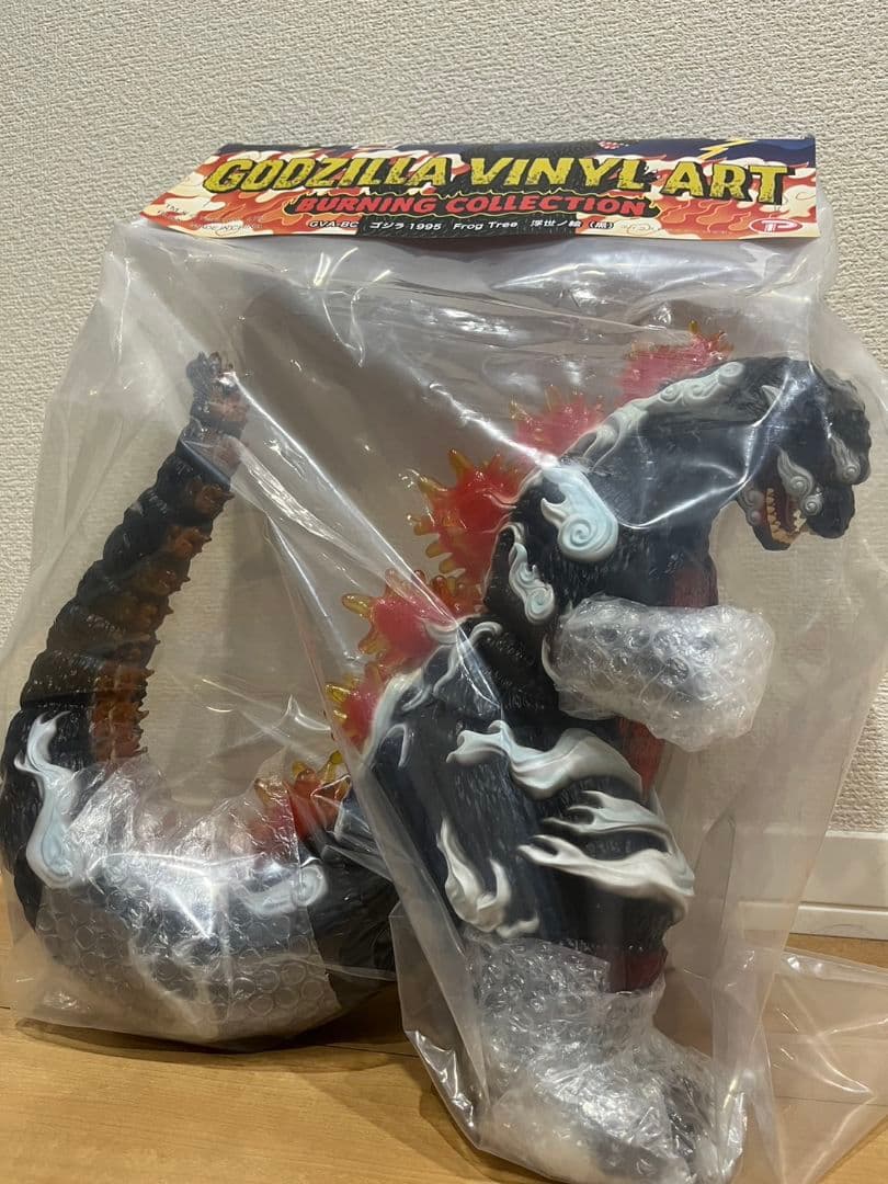 ゴジラ1995 Frog Tree 浮世ノ絵（黒）frogtree ゴジラ浮世絵