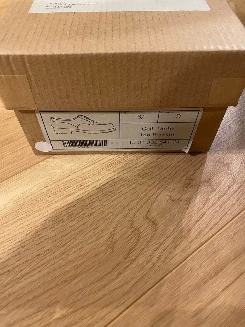 J.M.WESTON 641 ゴルフ ロシアンカーフ 6.5D