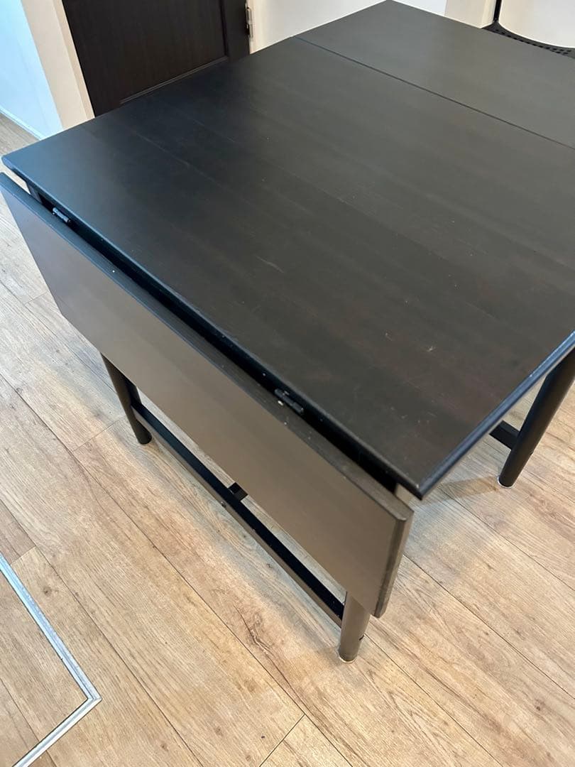 【希少】9/22〆IKEA INGATORP ダイニングテーブル　ブラック
